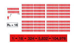 R0=18_Contagious diffusion definition - reproductive rate R0